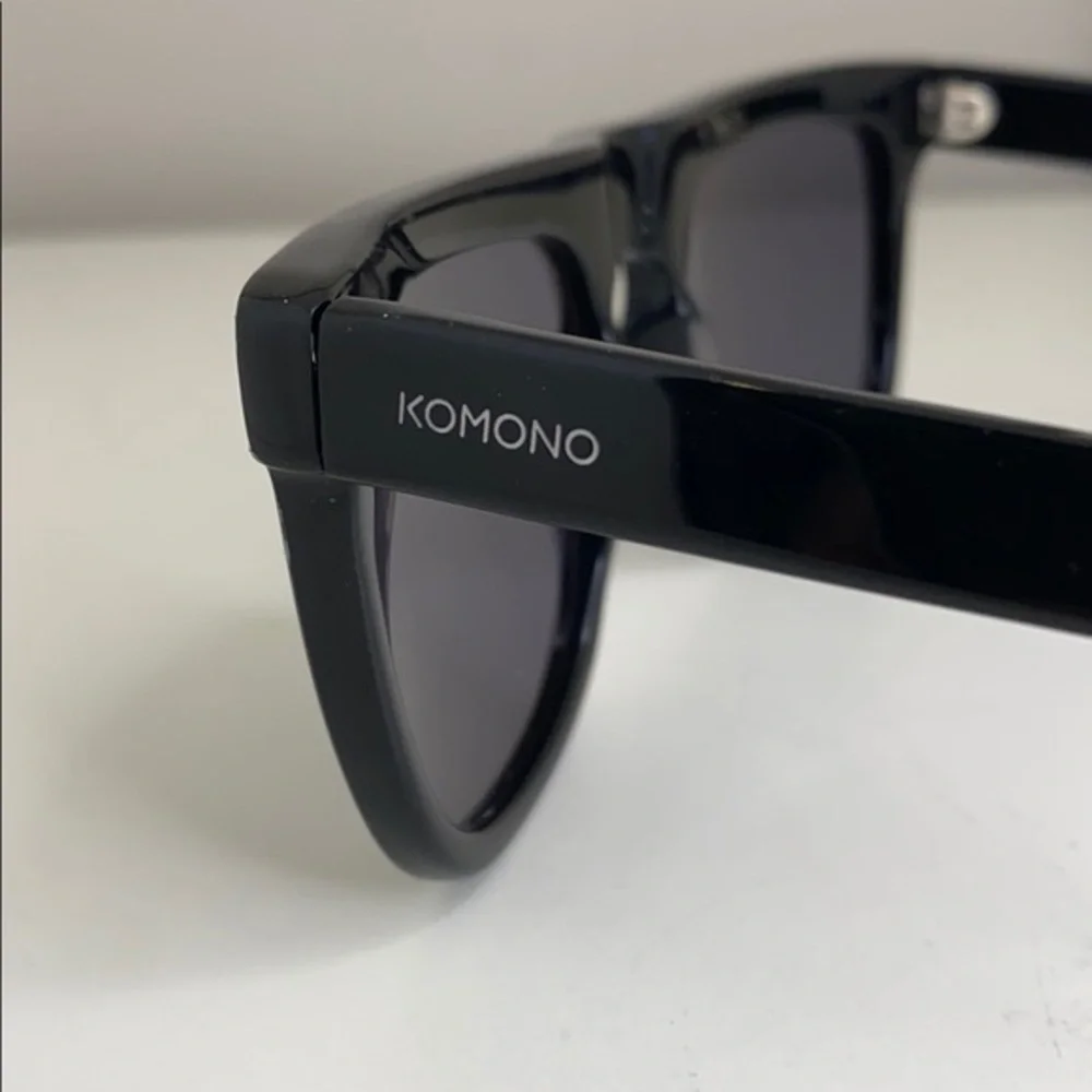 Komono Sunglasses Bennet Glossy Black New